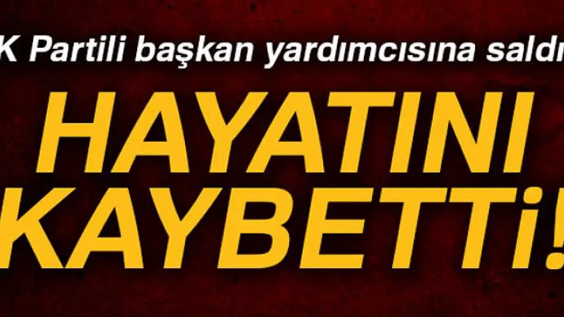 AK Partili başkan yardımcısına saldırı!