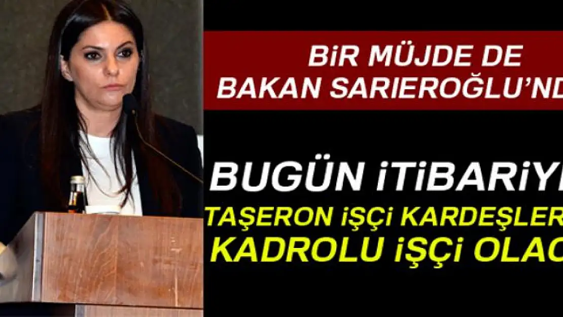 Beklenen taşeron müjdesi geldi