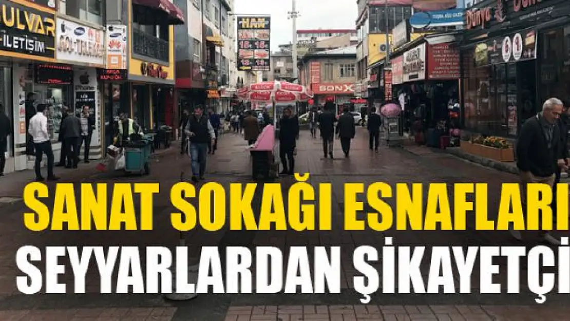Sanat sokağı esnafın seyyar sıkıntısı