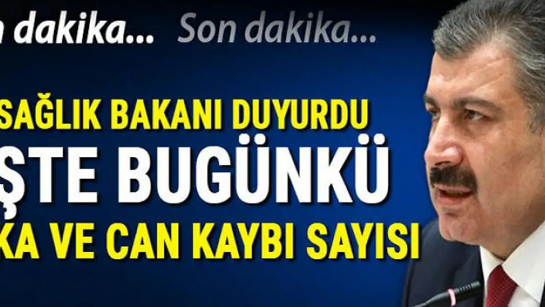 Sağlık Bakanı Koca son rakamı açıkladı! 'Son 24 saatte 126 kişi hayatını kaybetti'