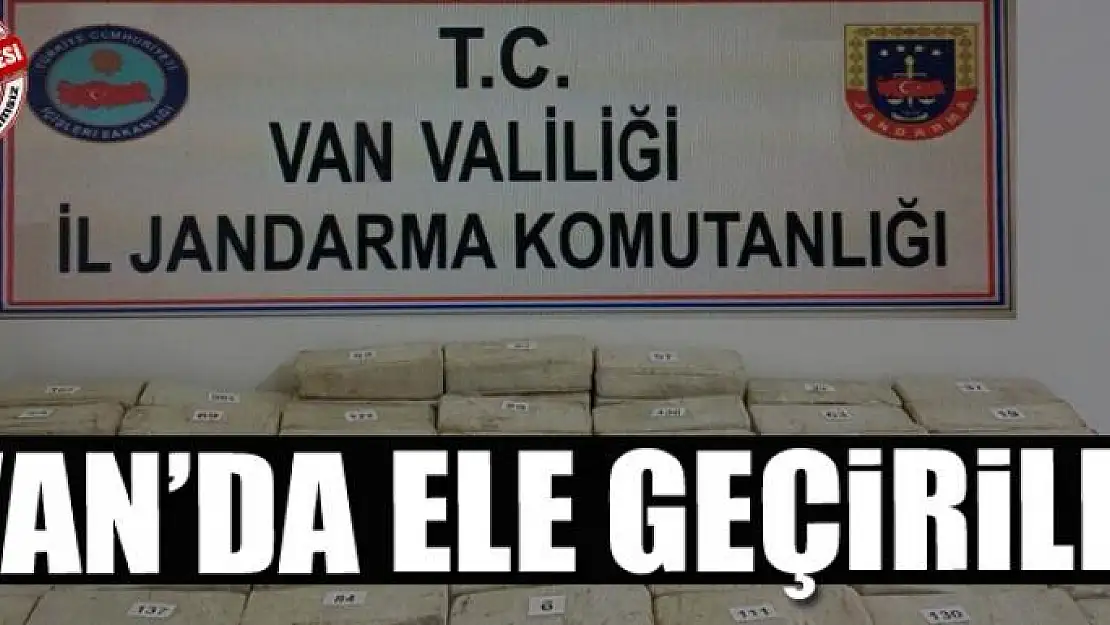 Van'da ele geçirildi