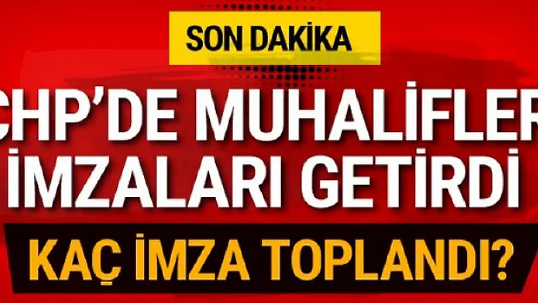 Muharrem İnce 630 imza topladı