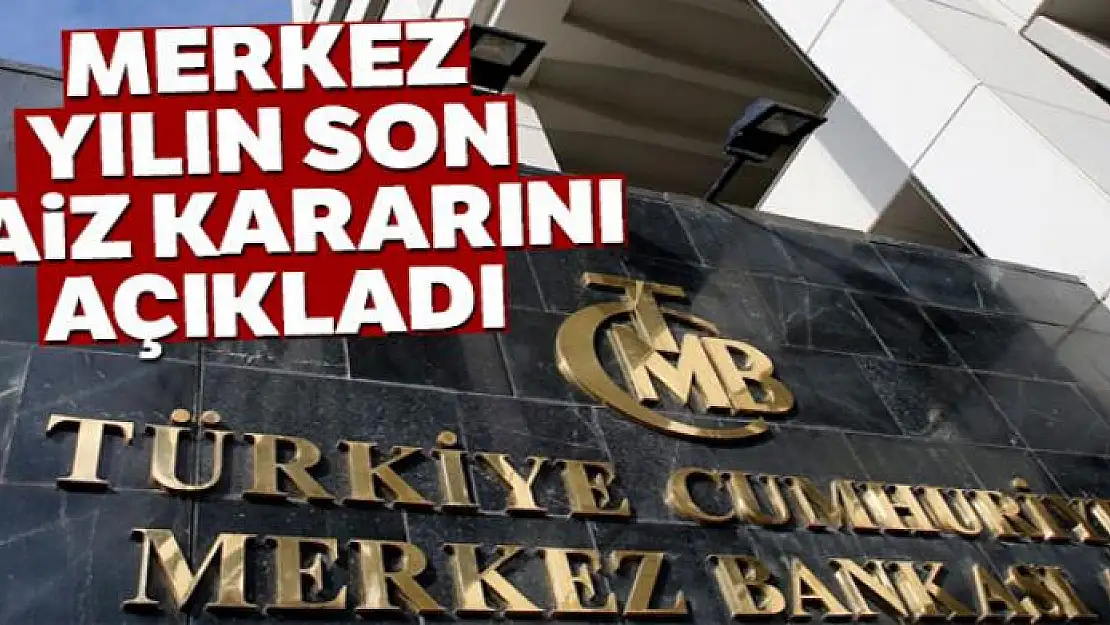 Merkez Bankası politika faizini sabit tuttu