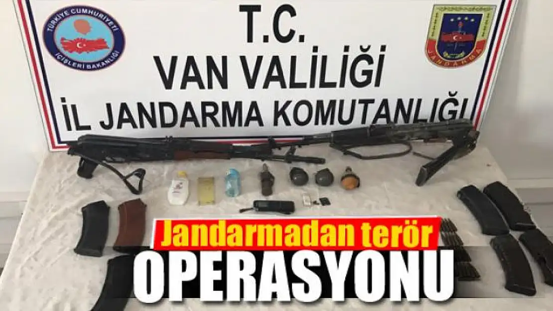 Van'da jandarma, saldırı hazırlığındaki 2 teröristi etkisiz hale getirdi