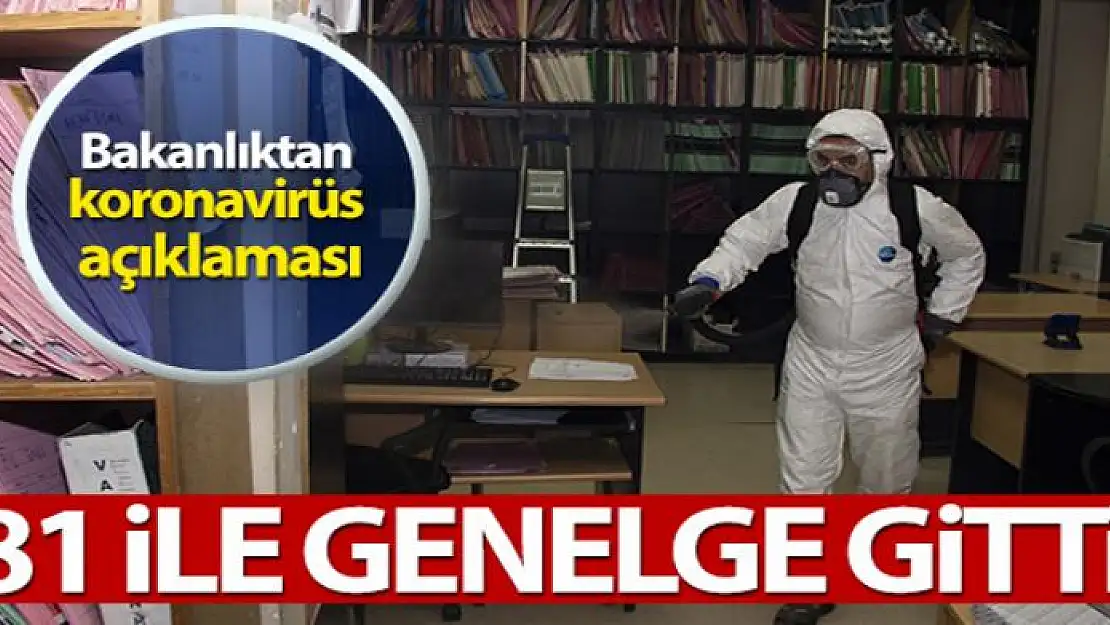 Çevre ve Şehircilik Bakanlığından 81 il valiliğine korona tedbirlerine ilişkin genelge