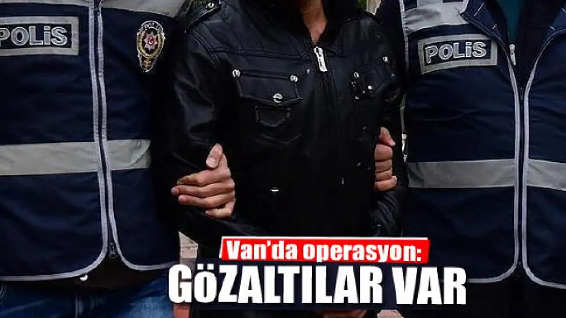 Van'da operasyon: 20 gözaltı