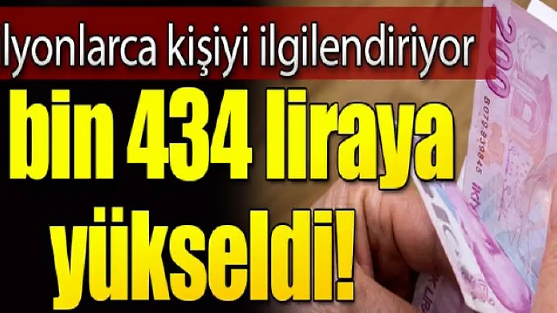 Kıdem tazminatında yeni tavan 5 bin 434 lira