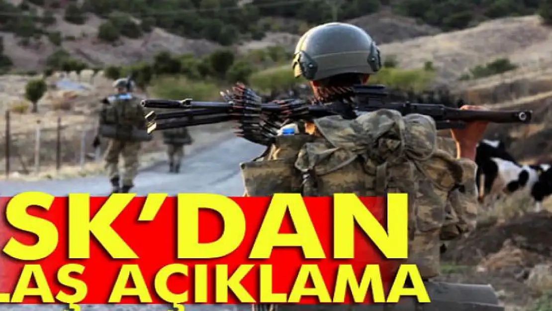 TSK'dan flaş açıklama