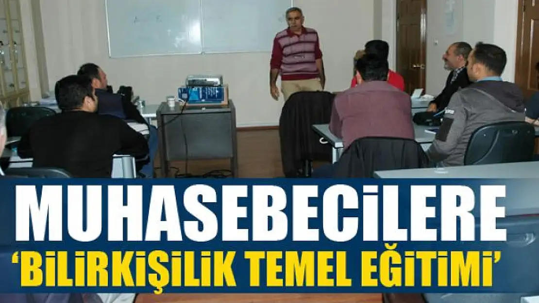 MUHASEBECİLERE  'BİLİRKİŞİLİK TEMEL EĞİTİMİ' 