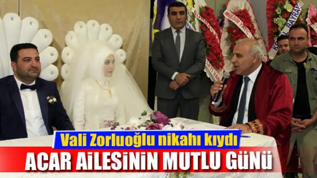 ACAR AİLESİNİN MUTLU GÜNÜ