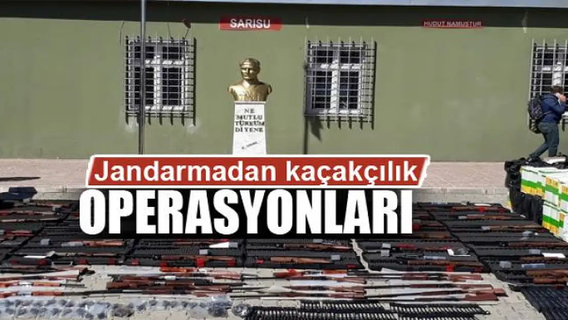 Jandarmadan kaçakçılık operasyonları 