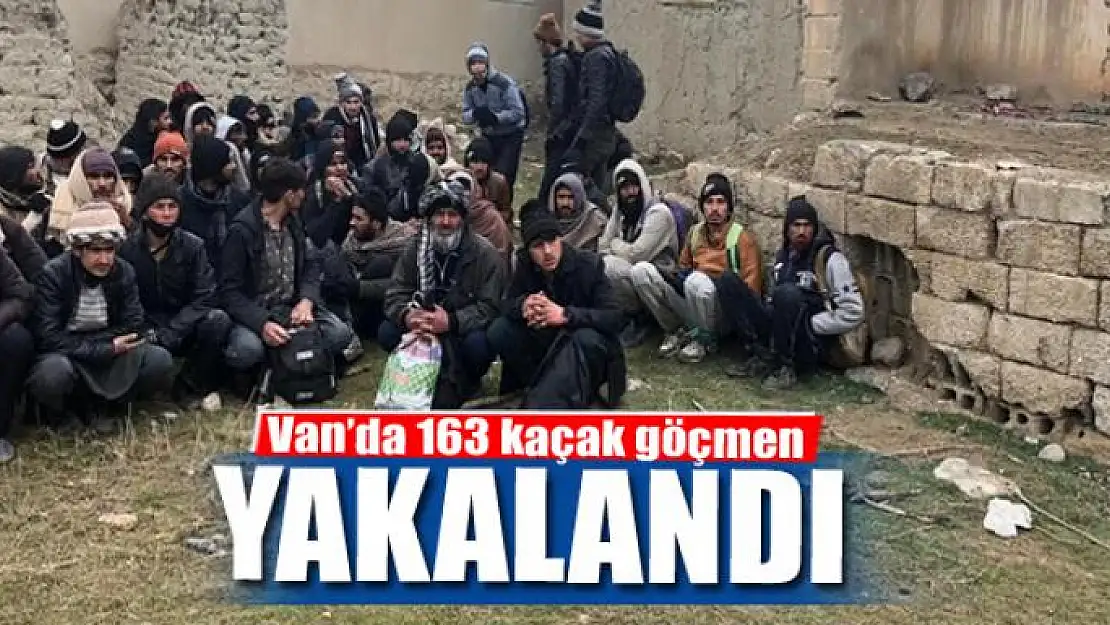 Van'da 163 kaçak göçmen yakalandı