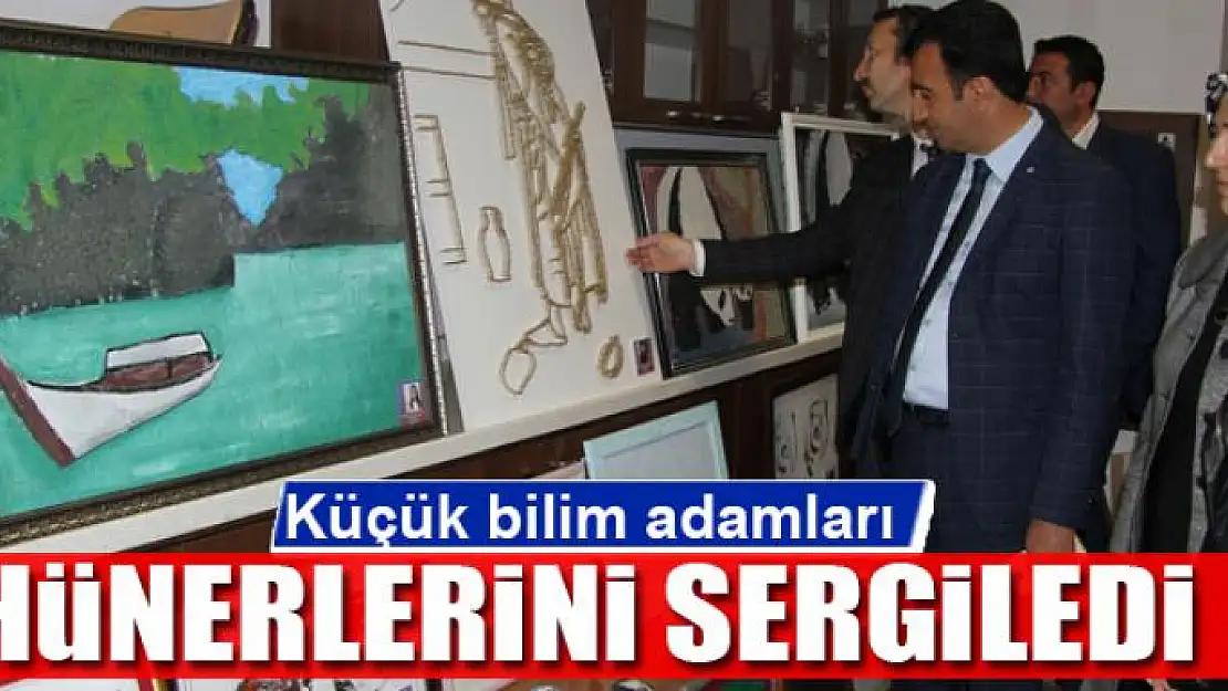 Küçük bilim adamları hünerlerini sergiledi 