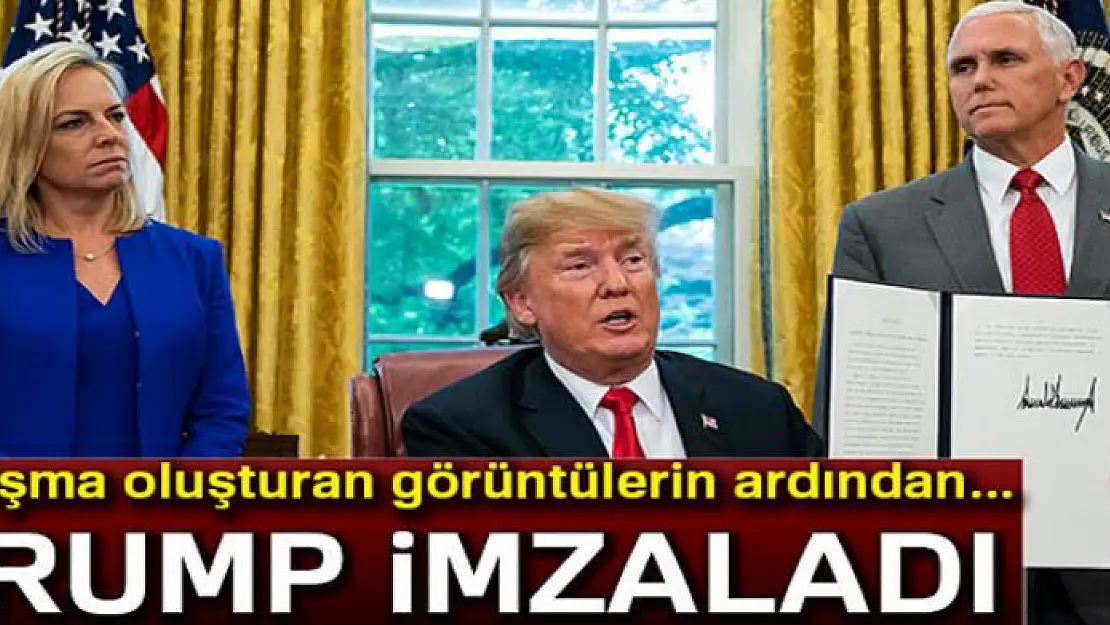 Trump, aile ayrılığını durduran kararnameyi imzaladı