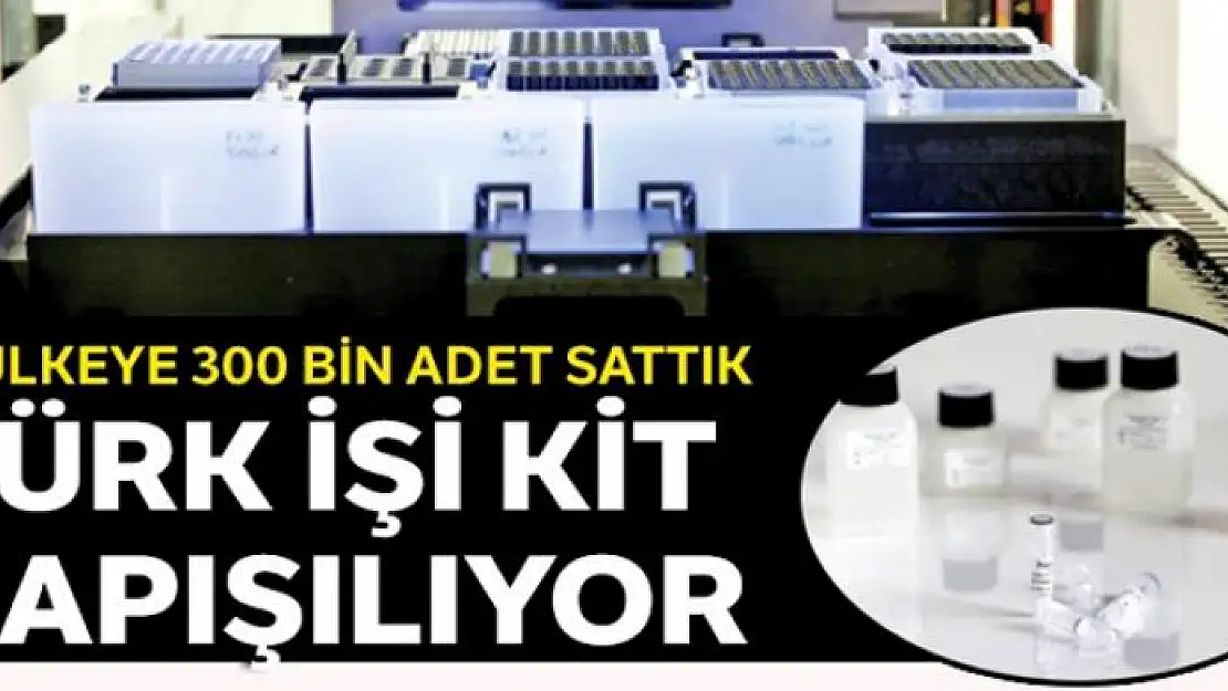 15 ülkeye toplam 300 bin kit sattık