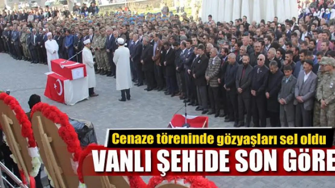 Vanlı şehide son görev