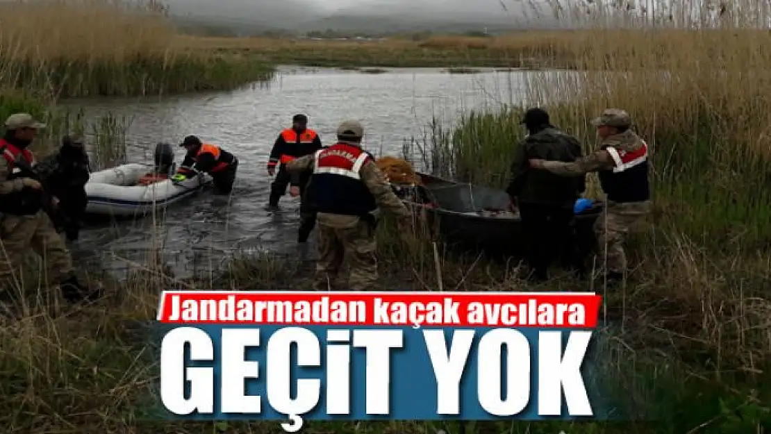  Jandarmadan kaçak avcılara geçit yok 