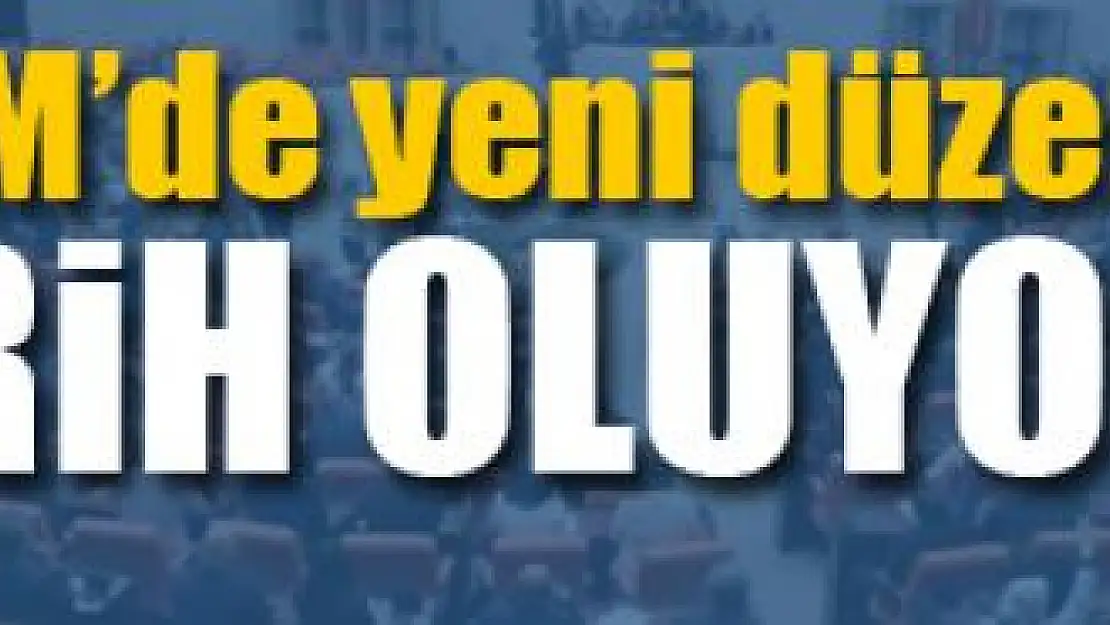 TBMM'de yeni düzen! Tarih oluyor