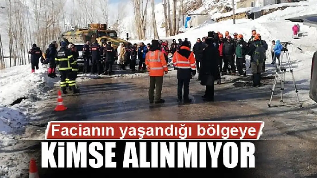 Facianın yaşandığı bölgeye kimse alınmıyor