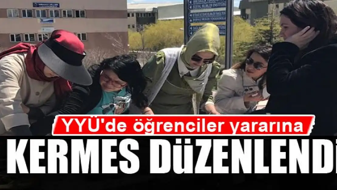 YYÜ'de öğrenciler yararına kermes