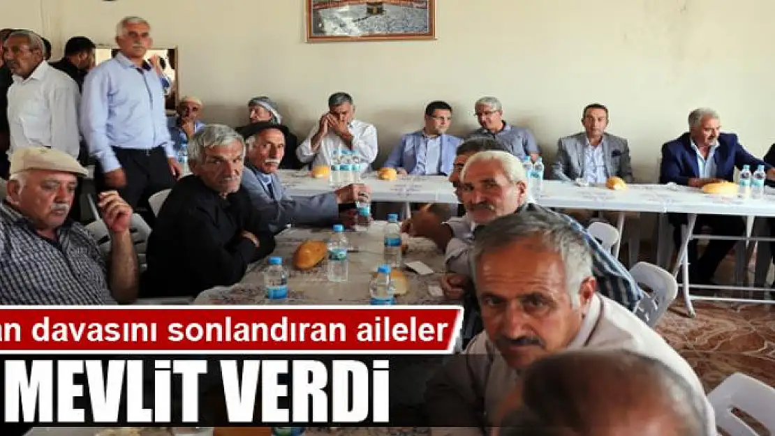 Kan davasını sonlandıran ailelerden mevlit