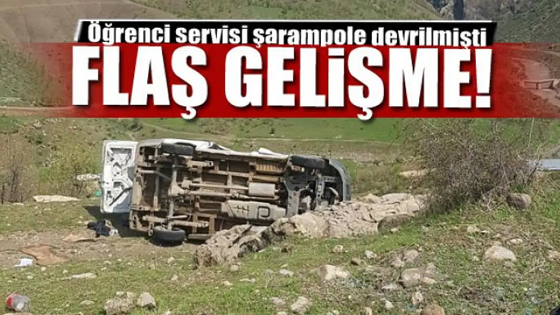 Öğrenci servisinin şarampole devrilmesi 