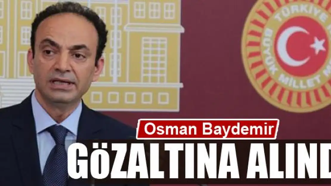 Osman Baydemir gözaltına alındı