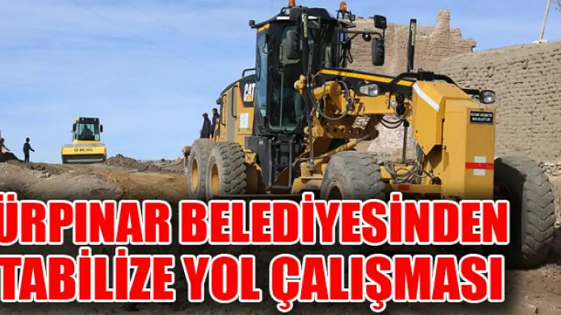 Gürpınar Belediyesinden stabilize yol çalışması