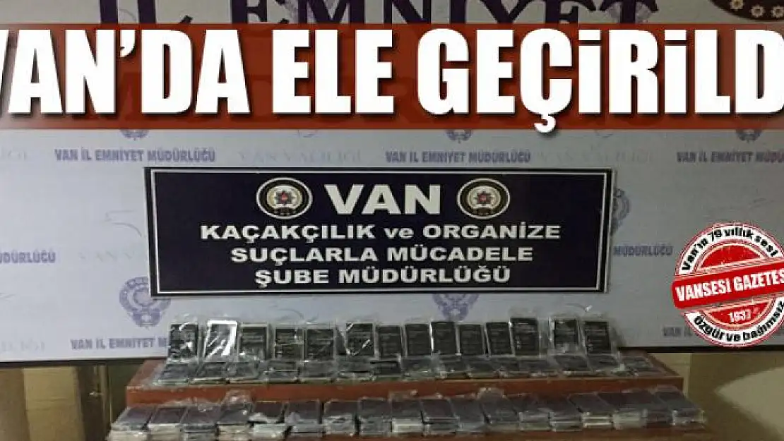 Van'da ele geçirildi