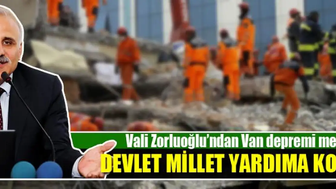 DEVLET MİLLET YARDIMA KOŞTU