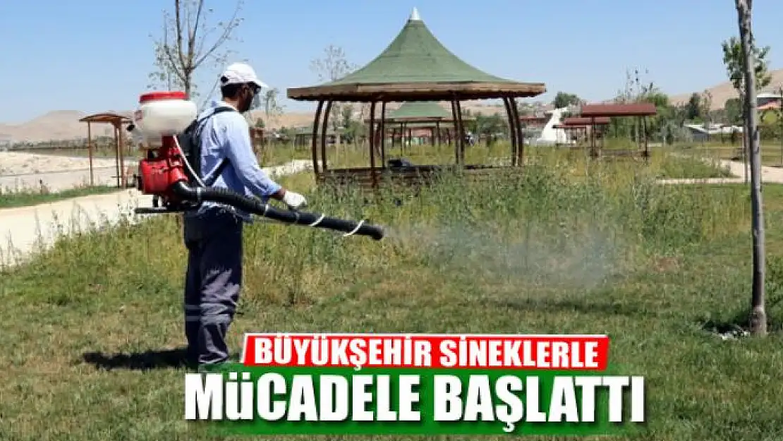 BÜYÜKŞEHİR SİNEKLERLE MÜCADELE BAŞLATTI