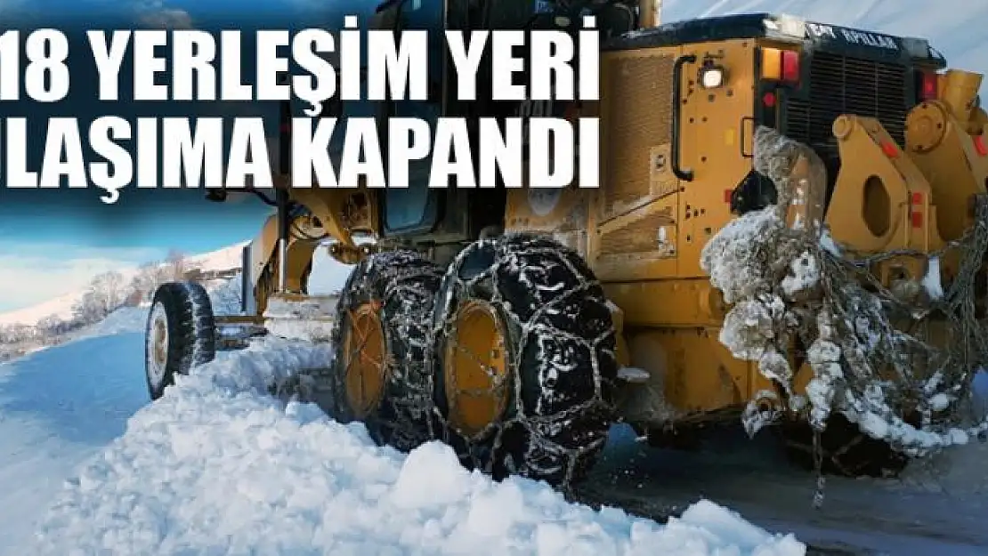 Van'da 118 yerleşim yeri ulaşıma kapandı