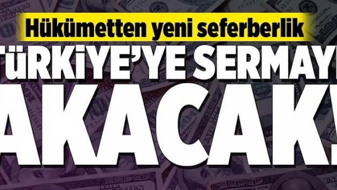 Sermaye Türkiye'ye akacak 