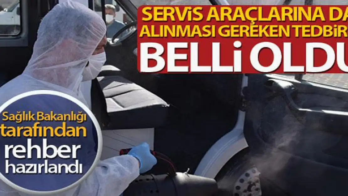 Sağlık Bakanlığından Covid-19'a karşı personel servis araçlarıyla ilgili alınması gereken önlemler