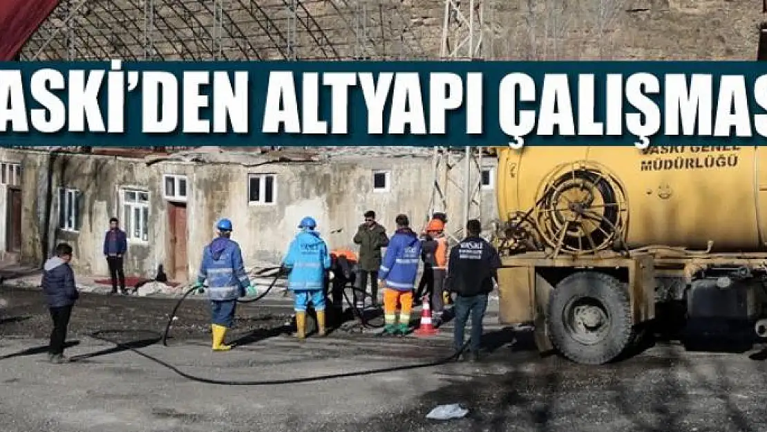 VASKİ'den altyapı çalışması 