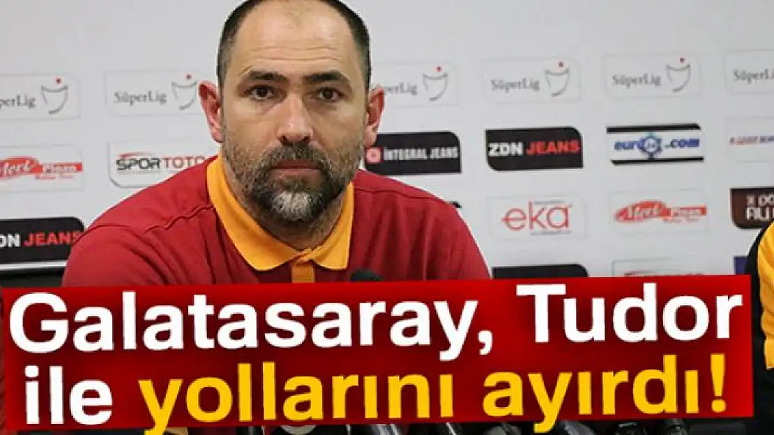 Galatasaray, Tudor ile yollarını ayırdı!