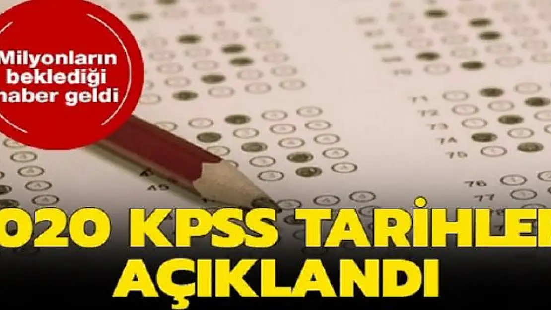 Bakan Selçuk, KPSS merkezi yerleştirme takvimini açıkladı