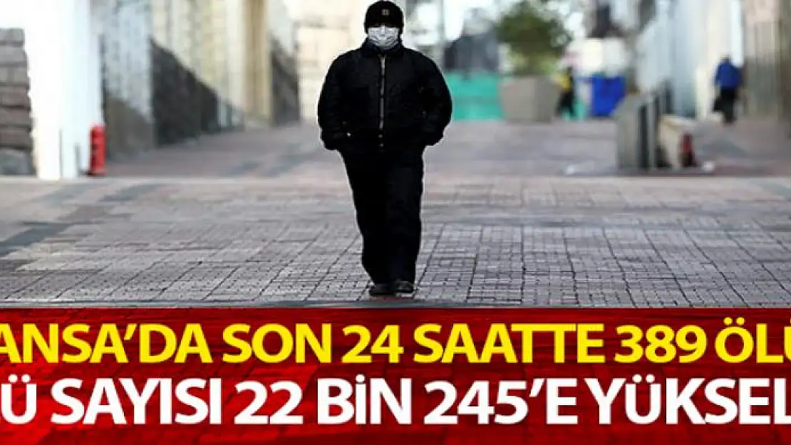 Fransa'da korona virüsten son 24 saatte 389 ölüm