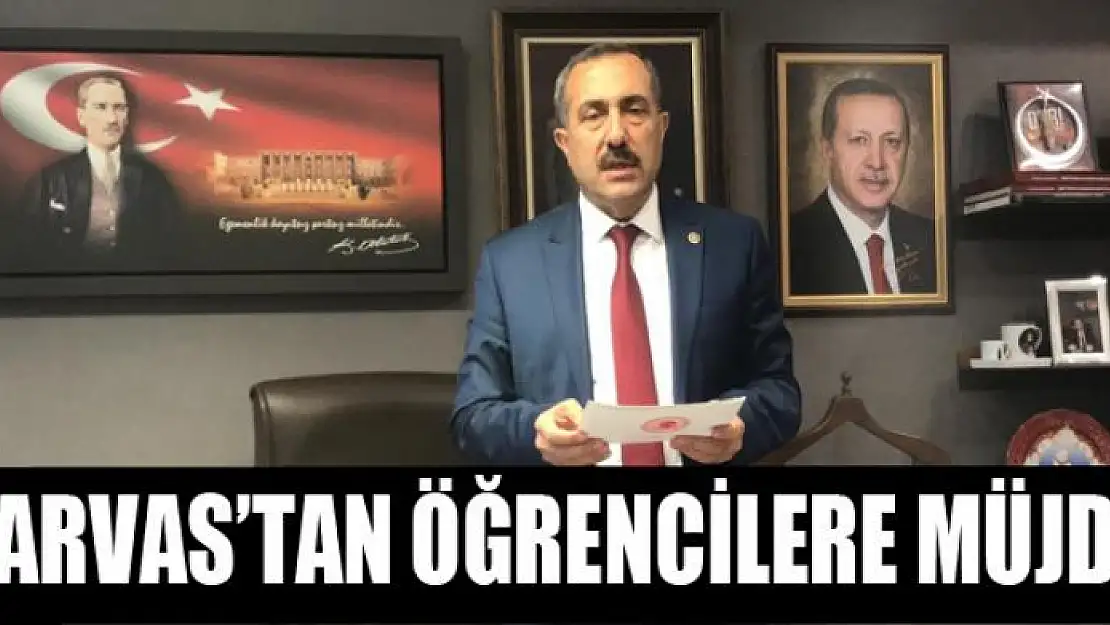 Arvas'tan öğrencilere müjde