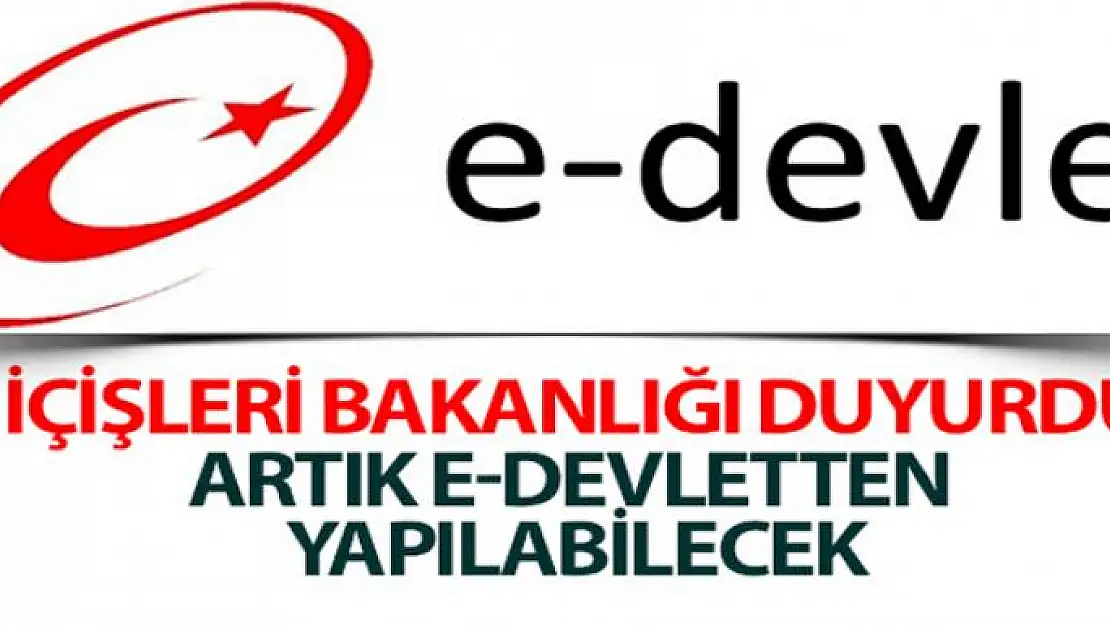 Soyadı değişikliği e-devletten yapabilecek