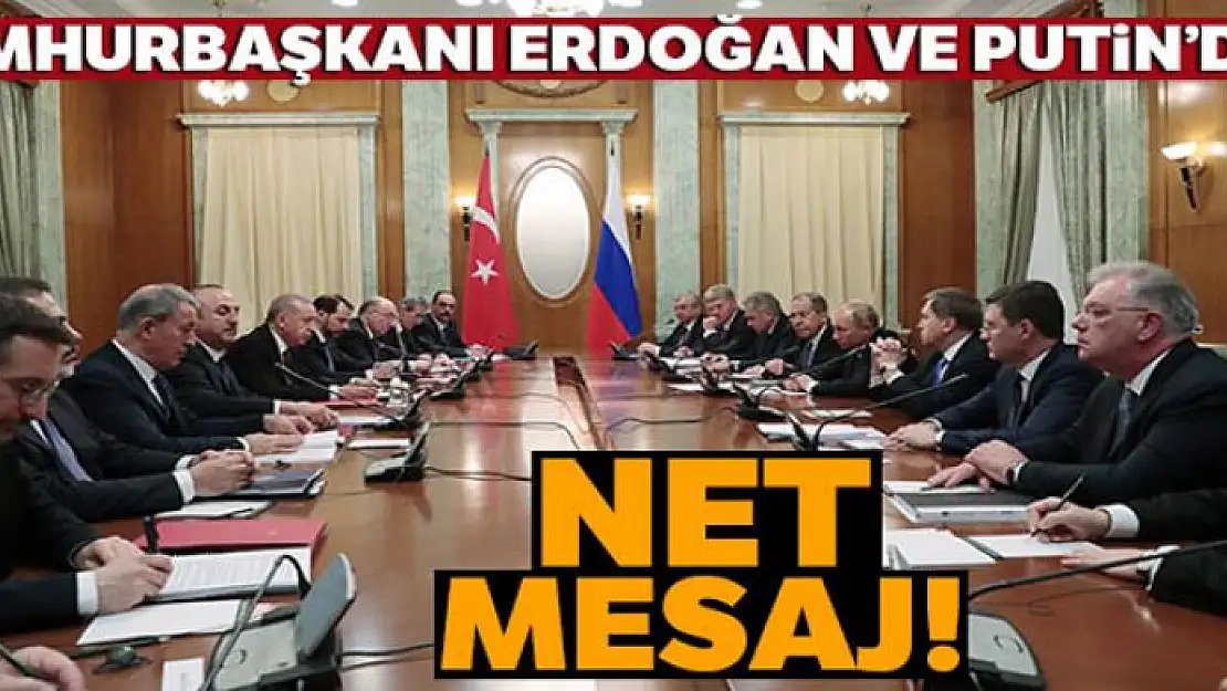 Cumhurbaşkanı Erdoğan Putin görüşmesi sona erdi