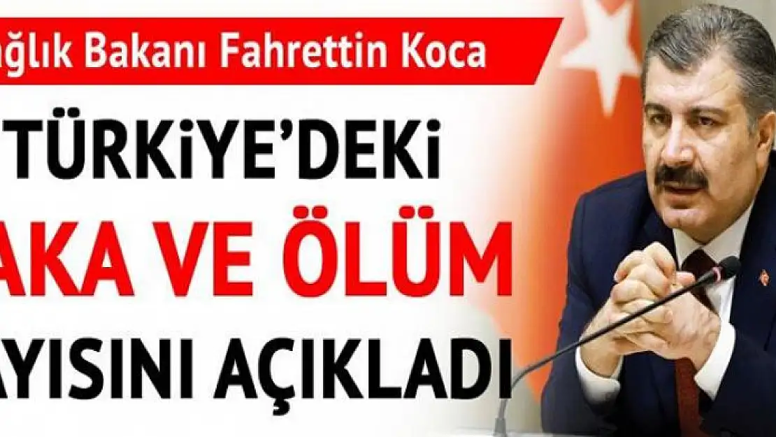 Sağlık Bakanı Koca son vaka, ölüm ve iyileşenlerin sayısını açıkladı