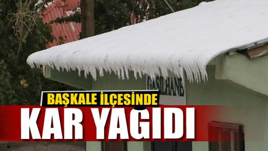 Başkale'de kış erken başladı