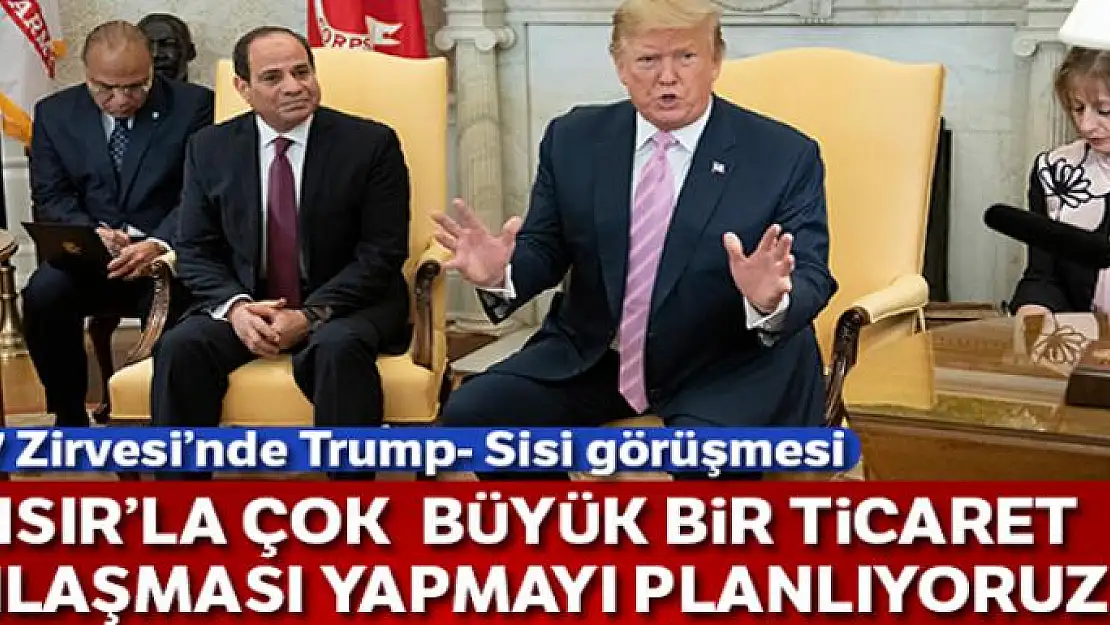 G7 Zirvesi'nde Trump- Sisi görüşmesi