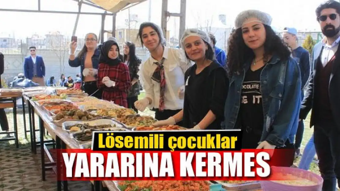 Lösemili çocuklar yararına kermes 