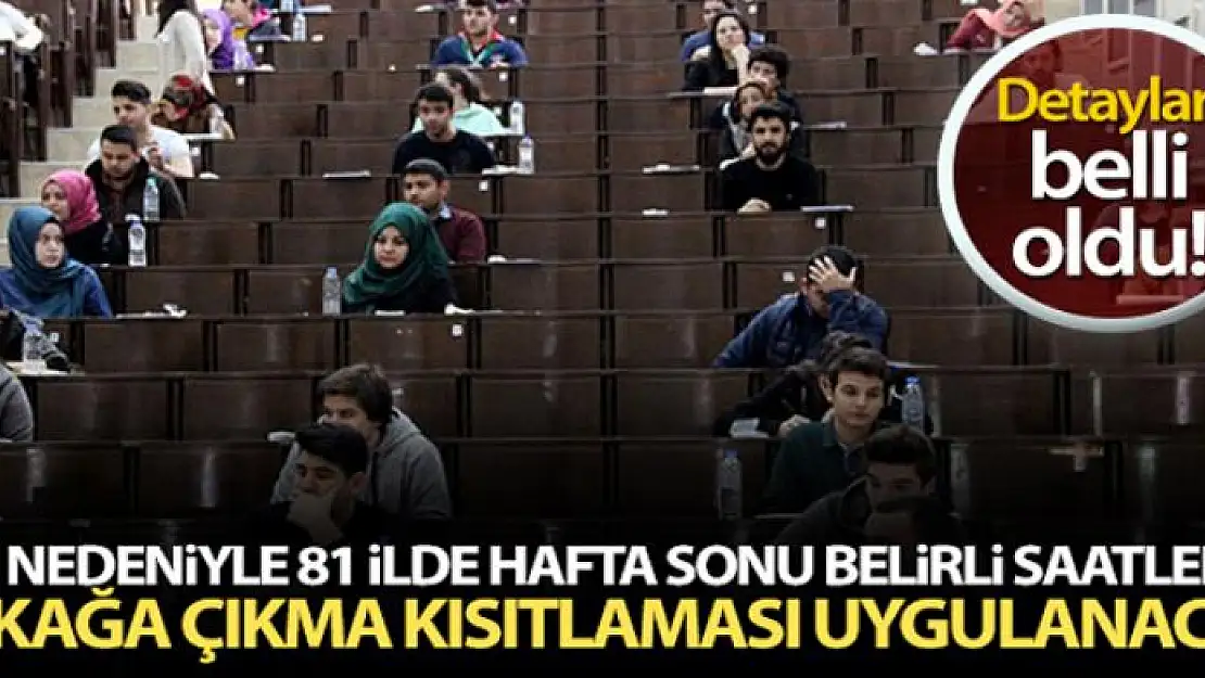 İçişleri Bakanlığı YKS için sokağa çıkma kısıtlamasını içeren genelgeyi tüm illere gönderdi