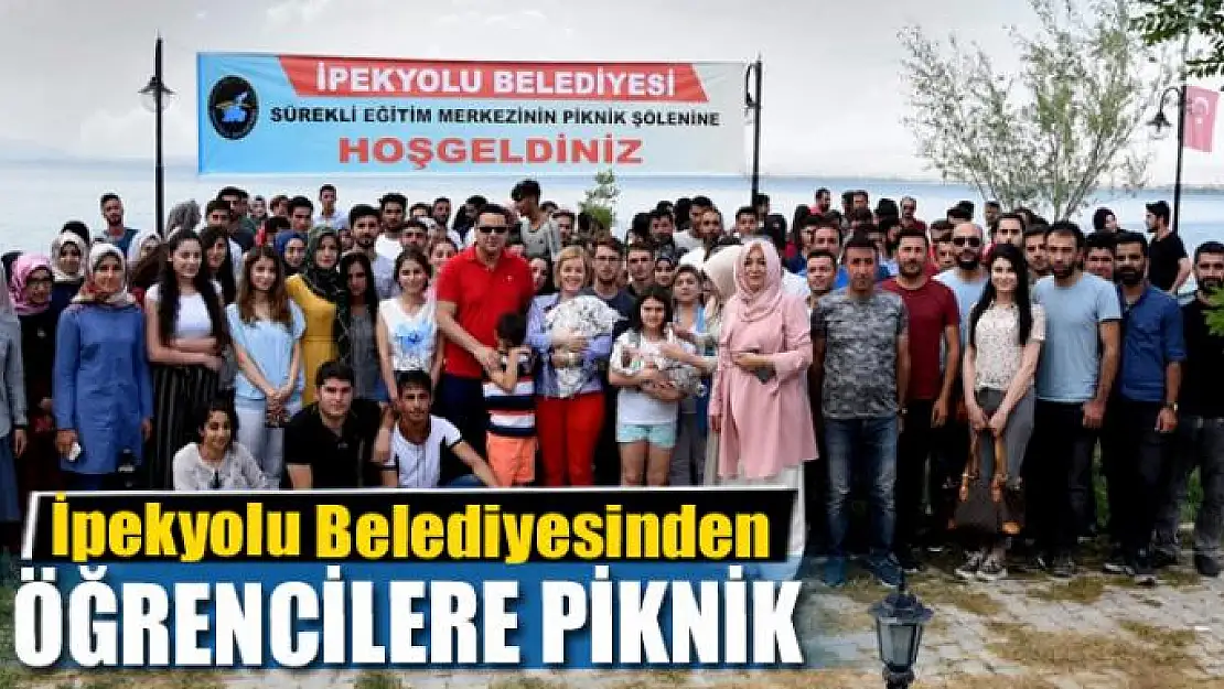 İpekyolu Belediyesinden öğrencilere piknik 