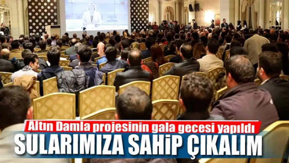 Van'da 'Altın Damla' projesinin gala gecesi