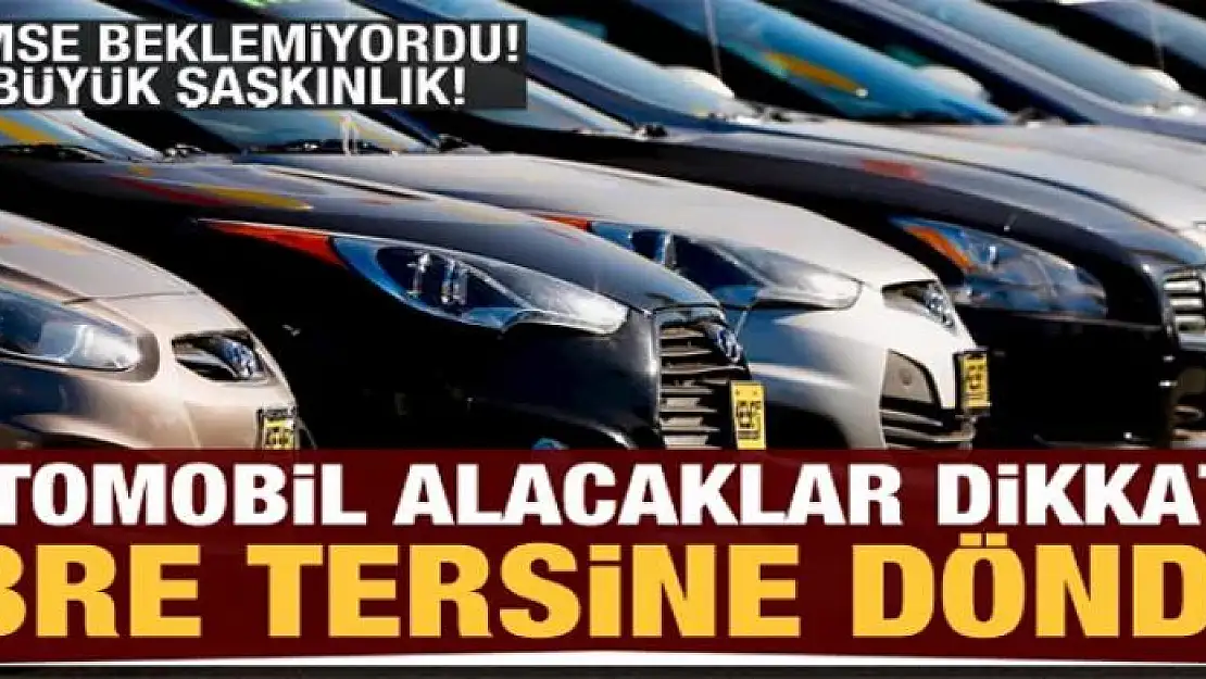 Büyük şaşkınlık! Otomobilde ibre tersine döndü