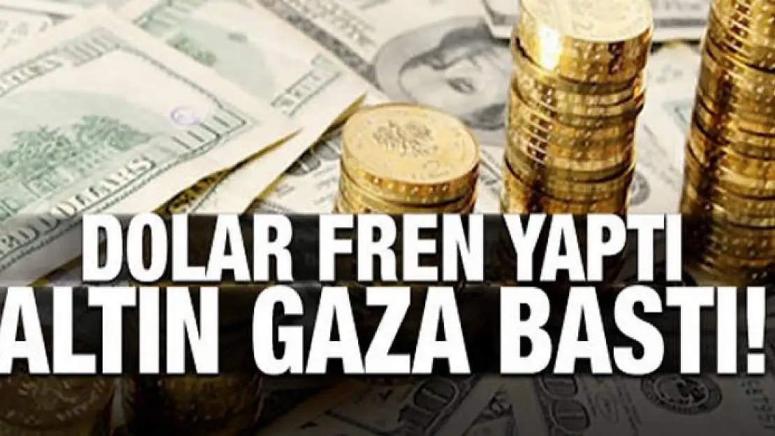 Dolar frenledi, altın gaza bastı